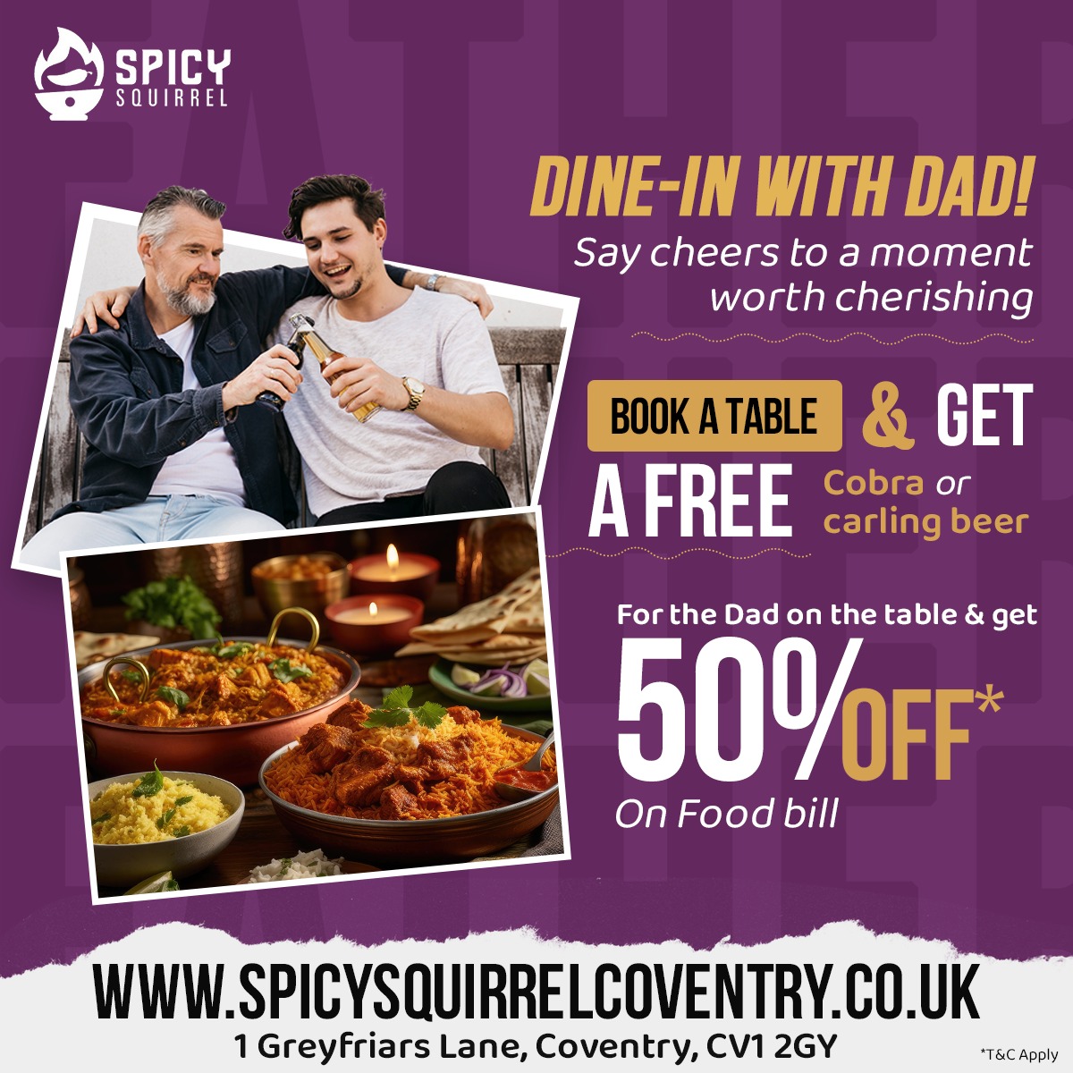 Spicy Squirrel Welcome Image